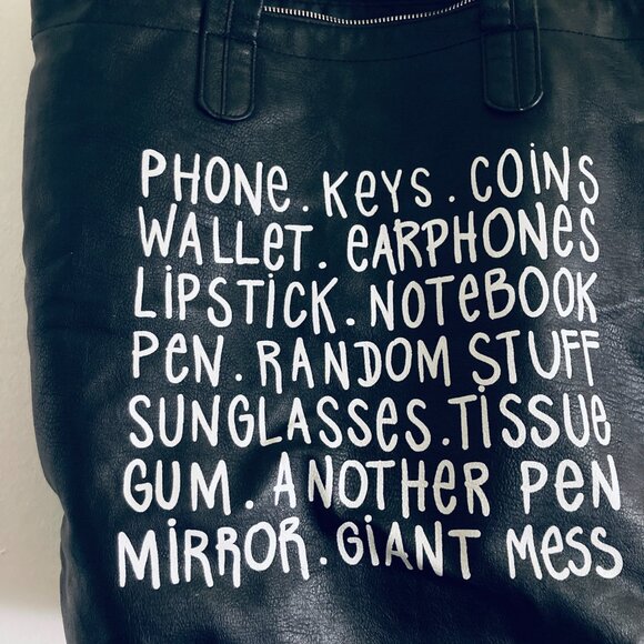 🌺 H&M Divided Faux Leather Purse Bag - Picture 2 of 5